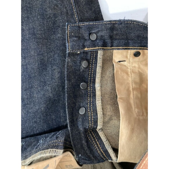 Noble Truman Selvedge Jeans Men’s 29x34 Blue Denim Button Fly Made in USA - Picture 7 of 14